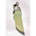 Onyx Pendant 18 CT Green Gemstone Afghanistan 0104