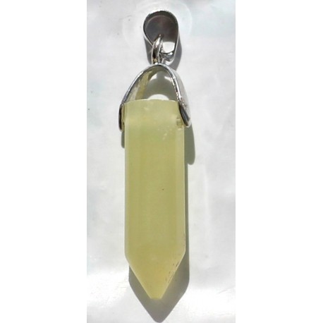 Onyx Pendant 19 CT Green Gemstone Afghanistan 063