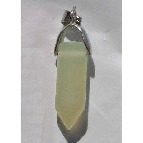 Onyx Pendant 18 CT Green Gemstone Afghanistan 076