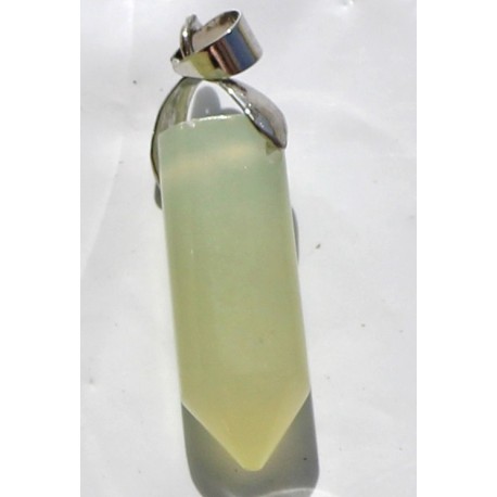 Onyx Pendant 30 CT Green Gemstone Afghanistan 079