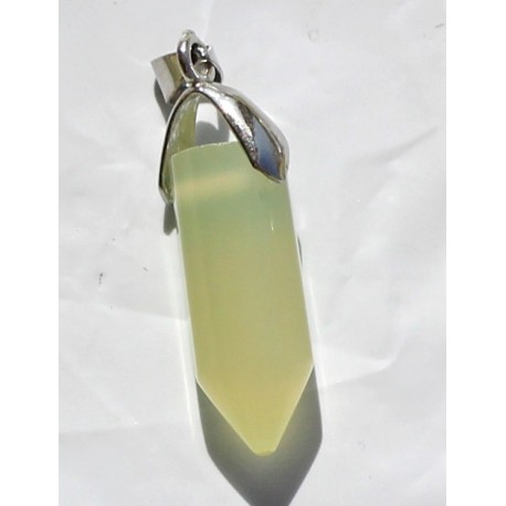 Onyx Pendant 22 CT Green Gemstone Afghanistan 084