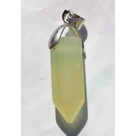 Onyx Pendant 24 CT Green Gemstone Afghanistan 092